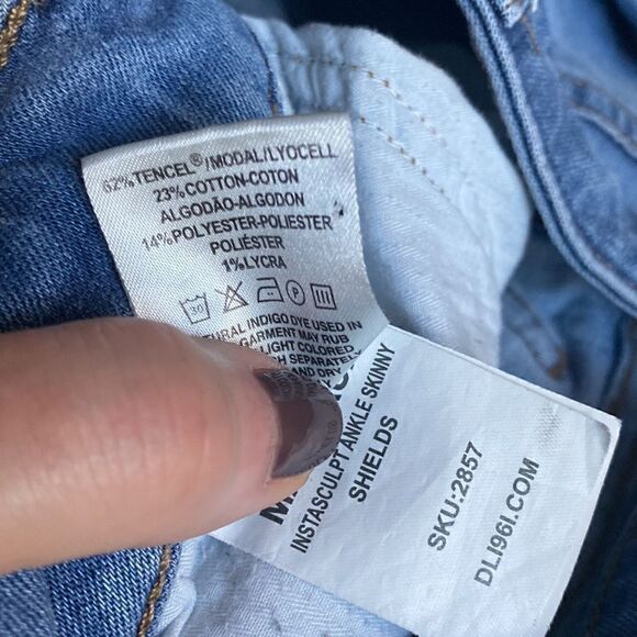 EUC DL 1961 ulta skinny jeans size 26 - Picture 6 of 6